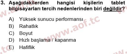 2016 Temel Bilgi Teknolojileri 1 Yaz Okulu 3. Çıkmış Sınav Sorusu