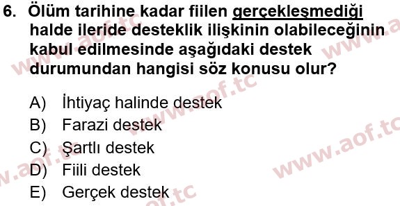 2015 İş Sağlığı ve Güvenliği Yaz Okulu 6. Çıkmış Sınav Sorusu