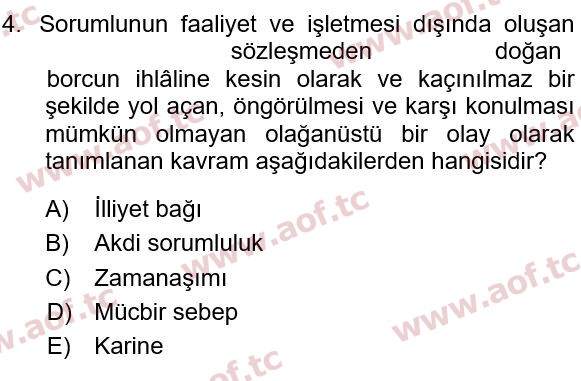 2022 İş Sağlığı ve Güvenliği Final 4. Çıkmış Sınav Sorusu