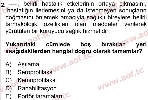 2023 İş Sağlığı ve Güvenliği Arasınav 2. Çıkmış Sınav Sorusu