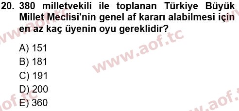 2022 Hukukun Temel Kavramları Çıkmış Sınav Soruları