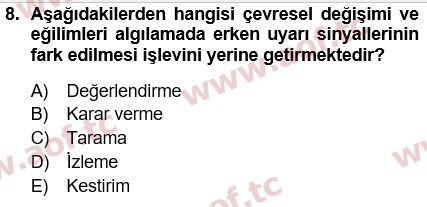 2024 Genel İşletme Arasınav 8. Çıkmış Sınav Sorusu