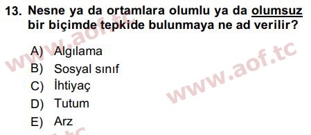 2019 Pazarlama Yönetimi Arasınav 13. Çıkmış Sınav Sorusu