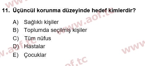 2017 Tıp Terimleri Final 11. Çıkmış Sınav Sorusu