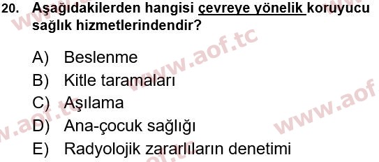 2017 Tıp Terimleri Final 20. Çıkmış Sınav Sorusu