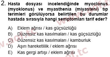 2024 Tıp Terimleri Final 2. Çıkmış Sınav Sorusu