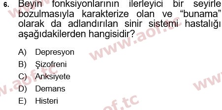 2024 Tıp Terimleri Final 6. Çıkmış Sınav Sorusu