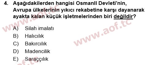 2018 Atatürk İlkeleri ve İnkılap Tarihi 1 Final 4. Çıkmış Sınav Sorusu