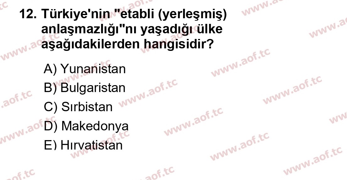 2025 Atatürk İlkeleri ve İnkılap Tarihi 1 Final 12. Çıkmış Sınav Sorusu