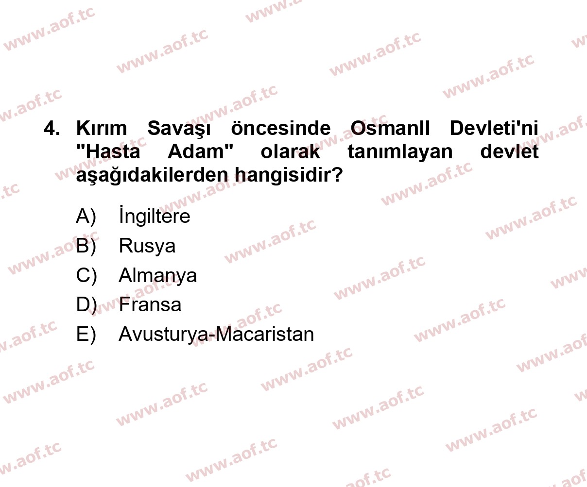 2025 Atatürk İlkeleri ve İnkılap Tarihi 1 Yaz Okulu 4. Çıkmış Sınav Sorusu
